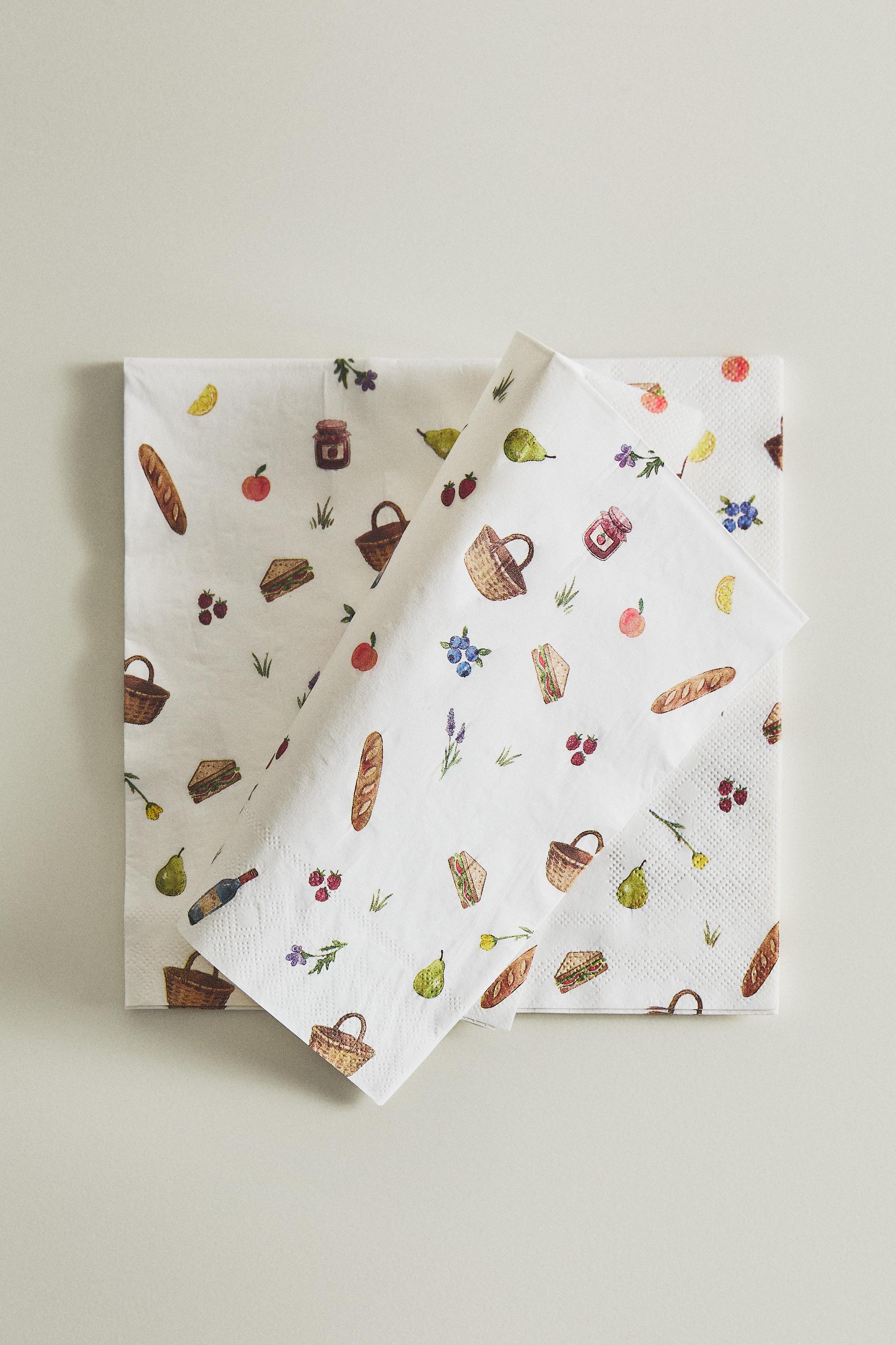 PICNIC PAPER NAPKINS (PACK OF 20)